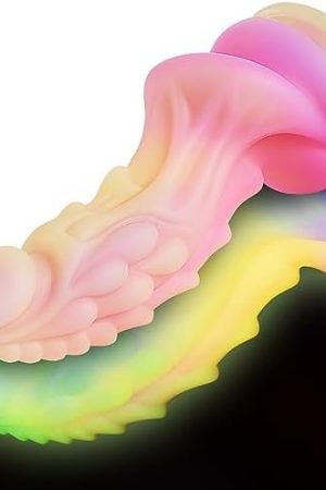 Realistic Monster Dildo, 8.66Inch Thick Huge Anal Dildo With Suction Cup For Hands-Free Play, Big Dragon Fantasy Dildo Silicone G Spot Dildo Anal Plug Prostate Massager Adult Sex Toys For Women Men