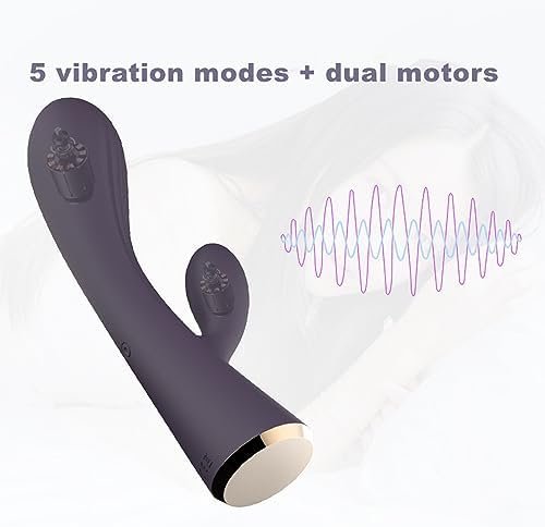Cosydeka G Spot Rabbit Vibrator - Dual Stimulation For Women Clitoral Stimulation And Couple Pleasure(Deep Purple) - Image 3