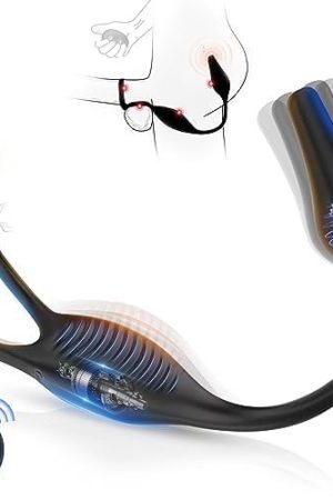 Male Sex Toys For Men Prostate Massager - 4 In 1 Vibrating Cock Ring Penis Ring With Remote Control, 7 Modes Anal Toys Butt Plug G Spot Vibrator Dildo Vibrating Anal Plug Adult Sex Toy For Couples Men