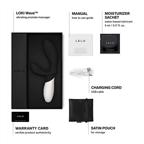 Lelo Loki Wave Prostate Toy Anal Plug For Men Male Sex Toys With Wavemotion Technology, Obsidian Black - Image 2