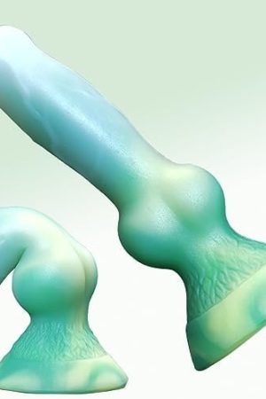 Realistic Small Cock Knot Dog Dildo, Silicone Soft Wolf Canine Animal Fantasy Monster Adult Anal Plug Sex Toys For Male Female G Spot Dildos 7.5'' Fake Penis Beginners Women Men Couples