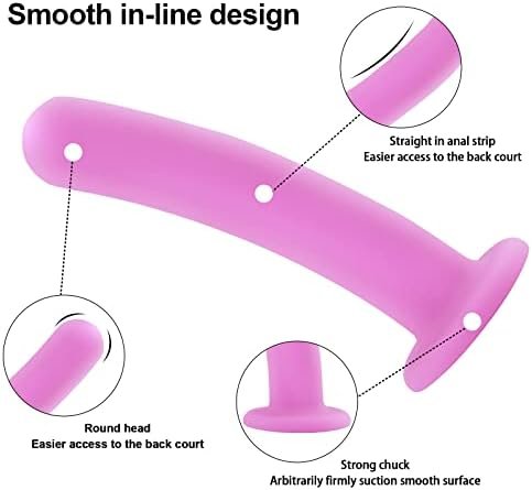 Anal Plug Anal Dildos Prostate Massager,3 Sizes Silicone Butt Plug Anal Training Kit With Strong Suction Cup Base Anal Toys Sex Toys For Men,Women Adult Sex Toys & Games(Green) - Image 2