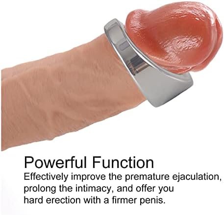 Tabuy Stainless Steel Male Cock Ring Glans Ring Metal Penis Ring Delayed Ejaculation Increase Stimulation Sex Toys For Men (X-Large) - Image 3