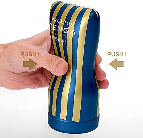 Tenga Toc-202Pt Premium Tenga Soft Case Cup Male Masturbator Cup With Powerful Suction,Blue - Image 3