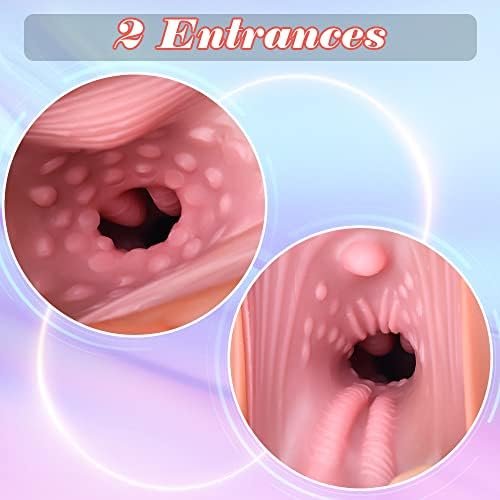 Sex Toys For Men Male Masturbators - Adult Toys 3D Textured Realistic Pocket Pussy, Male Sex Toys Sexual Vagina Sex Stroker, Sex Toys Brown Sex Doll Male Stroking Toys, Adult Sex Toy For Men Pleasure - Image 2