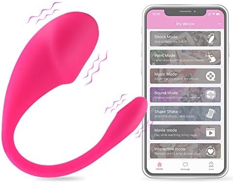 App Control Couple Vibrator Toy -Adult Sex Toys For Women,Romi Floria Pelvic Floor Trainer Wearable Panty Vibrator Toy With 360° Flexible Silicone Waterproof With 9 Powerful Vibrations (Roseo)