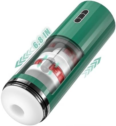Automatic Male Masturbator Adult Toys - Man Masturbation Cup Hands Free Pocket Pussy Stroker With 7 Vibrating & 5 Thrusting Modes, Sex Toy Realistic Blowjob Machine For Penis Stimulation