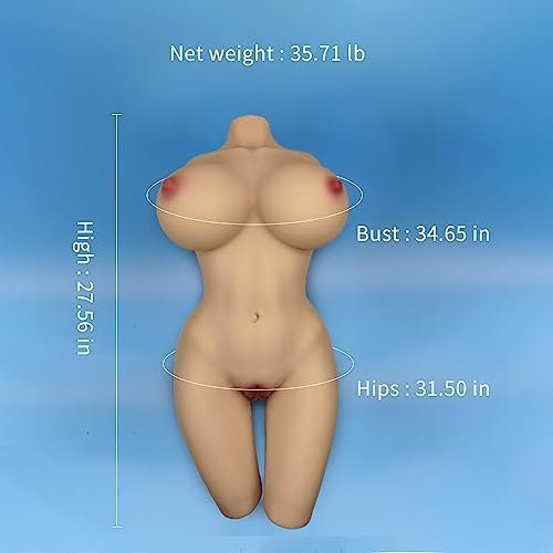 Kaku 35.7 Lb Sex Doll Male Masturbators: Realistic Life Size Torso Male Stroker Sex Toy With Pocket Pussy Ass For Mens Masturbation, Silicone Adult Butt Toy For Men Pleasure - Image 2