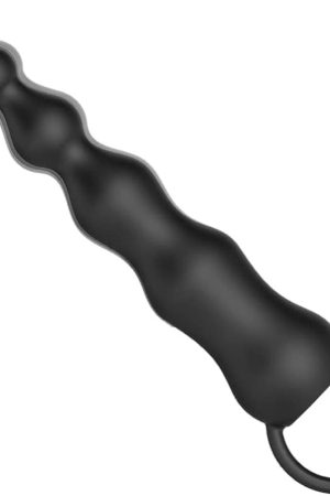 Vibrating Anal Plug, Silicone Anal Vibrator With 10 Vibration Modes Rechargeable Waterproof G-Spot Anal Sex Toy For Men, Women And Couples, Black