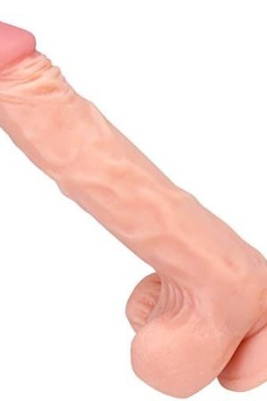 Big Realistic Suction Cup Dildo - Hands-Free Pleasure Or Strap-On Compatible - Adult Sex Toy