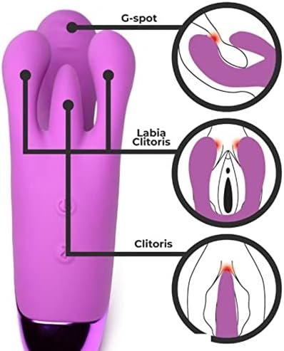 Bang! 10X Triple Motor Rabbit G-Spot Vibrator. Sex Toys For Female Pleasure & Toys For Adults. Premium Silicone Vibrating Stimulator, Waterproof & Rechargeable - Usb Cable Included - Purple (Ag991) - Image 3