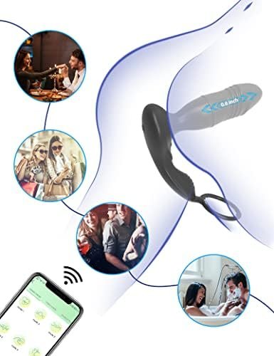 Butt Plug Anal Vibrator Anal Plug With Cock Ring Adult Sex Toys For Men Women And Couples Pleasure (Black-Ap27) - Image 3