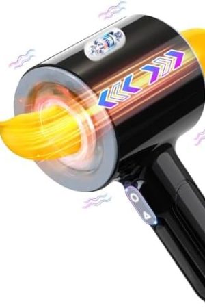 Automatic Male Masturbator, Foreglad Stroking Male Masturbators Cup With 7 Powerful Thrusting & Vibrating Modes, Blowjob Machine Pocket Pussy For Men, Dual Open-Ended Penis Massager Sex Toys For Men
