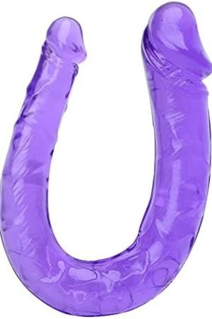 Double-Ended Dildo Waterproof Jelly Double Dongs Realistic Dildo Penis Cock Anal Butt Plug Prostate Massager G-Spot Stimulation Adult Sex Toys For Women Men