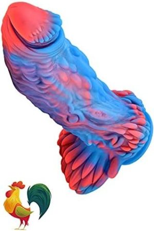Animal Penis 7.2" Realistic Rooster Dildo Big Size Cock Anal Plugs Artificial Sex Toys With Anal Suction Cup Dildo,Ultra-Soft Suction Dildo For Women Men Gay Hands-Free Play Lifelike Large Adult Toys