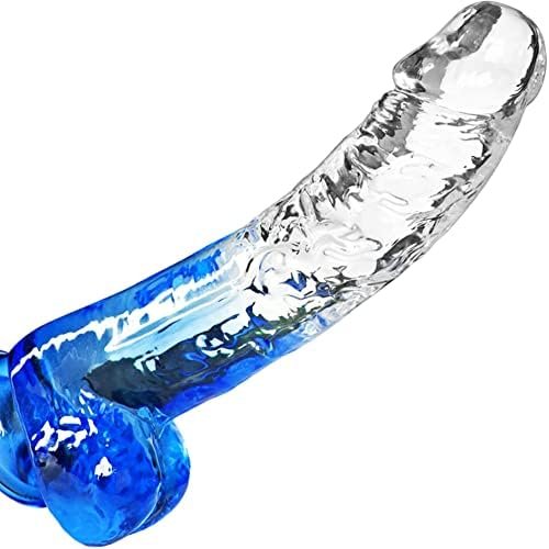 Clear Realistic Suction Cup Dildo For Women, 11.2 Inch Extra Large Dildo - Soft And Huge, Perfect For Hands-Free Long Play - Suitable For Women, Men, Couples - Giant Adult Sex Toy Xxl