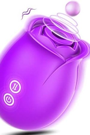 Sex Toys Rose Dildo Vibrator - Upgraded Adult Toys With Sucking & Vibrating Modes For Women Clitoral Nipple, Rose Sucker Sex Stimulator G Spot Vibrators For Woman Couples Adult (Red- Sucking)