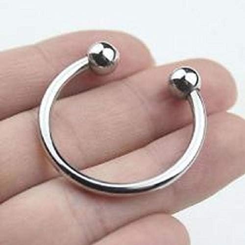 Kinky Pinx 18+ Adult Only Sex Toys Cock Rings Stainless Steel Penis Rings Glans Ring With 2 Joy Pressure Balls (25Mm), 1.0 Count - Image 3