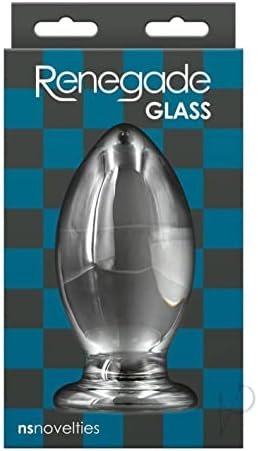 Ns Novelties Renegade Glass Bishop Anal Probe - Clear - Image 2