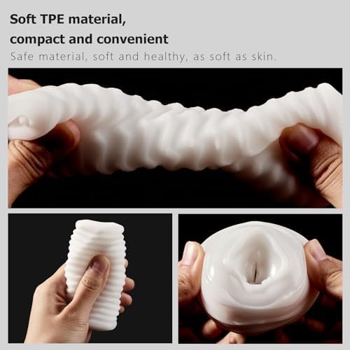 Male Masturbator, 3D Realistic Pocket Pussy Sleeve For Enhanced Pleasure, Premium Male Masturbator Cup, Reusable Soft Stretchy Textured Blowjob Stroker Adult Men'S Sex Toy - Image 3