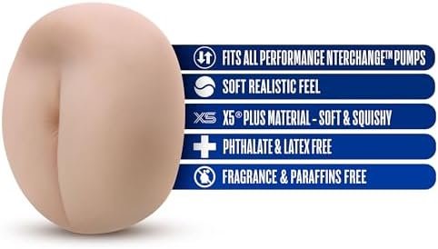 Performance Universal Replacement Pump Sleeve - For 2.75" To 3.25" Cylinder - Ultra Soft X5 Plus - Maximum Seal For Optimal Pump - Penis Enhancement Realistic Anal Shaped Sex Toy Accessory For Men - Image 2