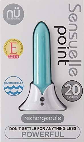 Novel Creations Sensuelle Point 20 Function Bullet, Teal Blue - Image 3