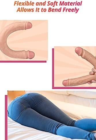 Fst 15 Inch Double Head Dildo Flexible Realistic Penis G Spot Vaginal Anus Stimulate Anal Plug For Lesbian Female Masturbation - Image 3