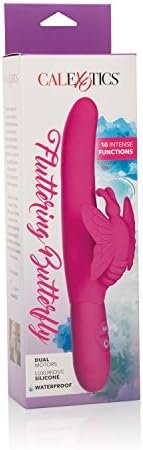 Calexotics Fluttering Butterfly - Waterproof Rabbit Vibrator – Adult Sex Toys For Couples - Clitoral G Spot Massager – Blue - Image 3