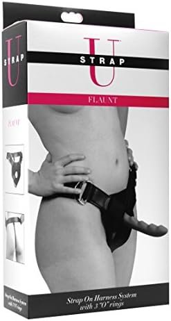 Strap U Flaunt Strap On Harness System, Black, (Ad703) - Image 3