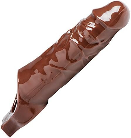 Size Matters Really Ample Penis Enhancer Sheath, Brown - Image 3