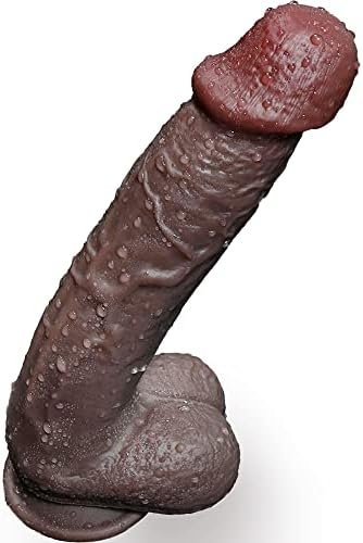 10.4'' Huge Realistic Dildo,Dual Density Liquid Silicone Giant Monster Penis With Strong Suction Cup For Women Vaginal And Anal Orgasm,G Spot Big Size Cock Anal Adult Sex Toys.