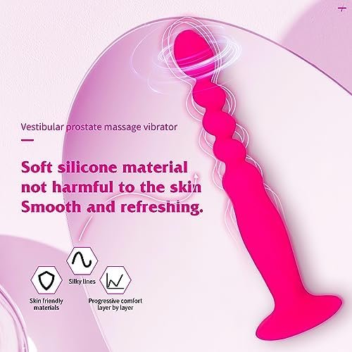 Pink Vibrating Butt Plug Anal Plug Training Toy, Bullet Vibrator Anal Sex Toys With Suction Cup Base For Male,Female And Beginner - Image 2