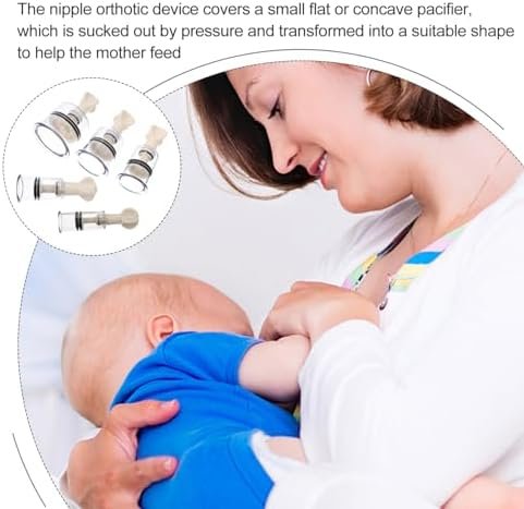 Healifty Nipple Corrector Suction Cups Female Nipple Sucker Breast Corrector: 5Pcs Stimulating Breasts Body Massage Vibrating Nipple Aspirators For Adults Vacuum Suction Cup - Image 2