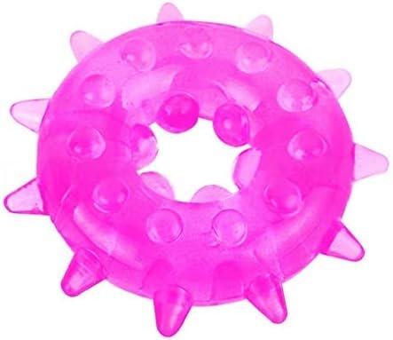 Ousandy Cook Rings For Men For Sex, Silicone Penis Ring, Snowflake Cock Ring With Particle Sex Toys For Couples For Longer & Harder Erection (Purple)