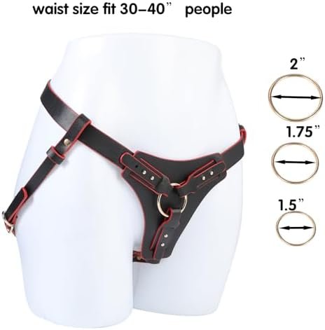 Strap On Harness For Women Men Adult Lesbian Couples, Adjust Plus Size Strapless Strapon Harness With 3 O-Rings Sex Toys Harnesses Dildo Strap-On Harnesses Underwear For Pegging Harness Unisex - Image 2