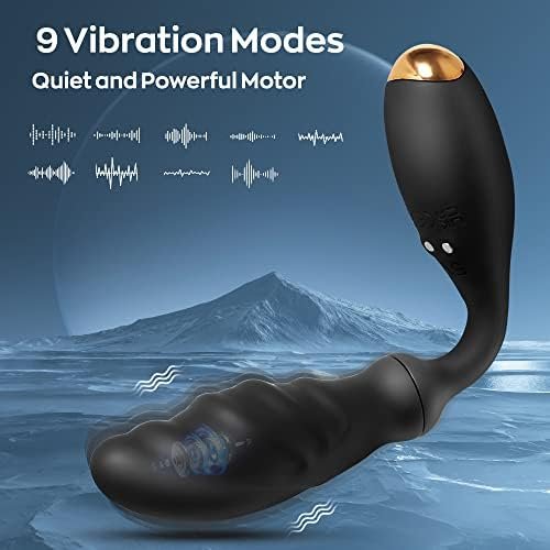 Bendable Anal Vibrator Prostate Massager With 9 Vibration Modes For Prostate Massaging Anal Butt G Spot Clitoris Stimulation,Rechargeable Anal Plug Adult Sex Toys For Men,Women And Couples - Image 2