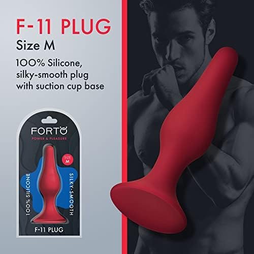Forto F-11 Medical Grade Silicone Butt Plug With Strong Suction Cup Anal Sex Toy - For More Comfortable Intercourse Anal Toy Prostate Massager For Men And Women Advanced To Beginners - Image 3