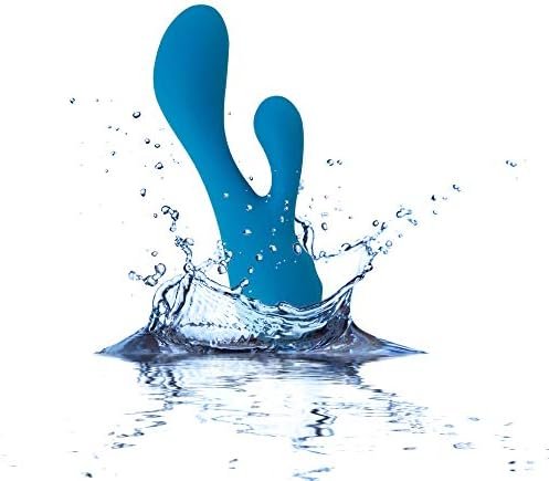 Pure Love New Squeeze-Control Dual Hug Vibrator, Rechargeable & Waterproof Massage Wand, Memory Function, Adult Sex Toy, Teal Color, 1 Count (Pack Of 1) - Image 3