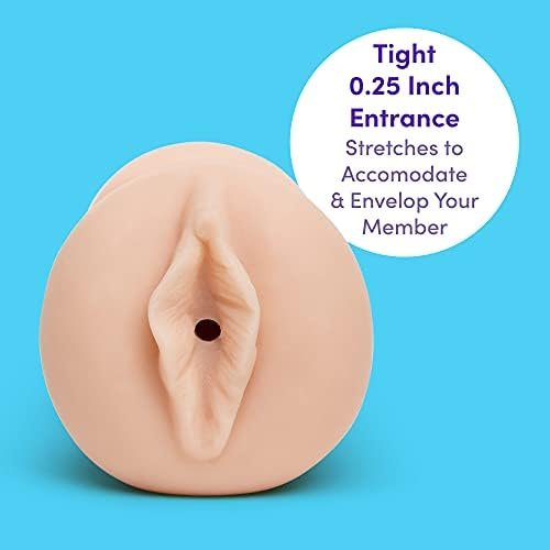 Lovehoney Thrust Pro Mini Real Deal Male Masturbator Kit - 5 Inch Self Lubricating Realistic Vagina With Textured Canal - Includes Bullet Vibrator, Renewer Powder & Bag - Waterproof - 275G - Image 3
