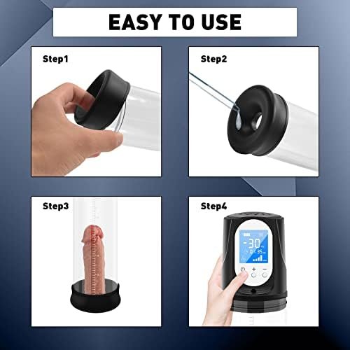 Penis Pump Sleeve For Gomiya Penis Vacumn Pumps Enlarger Cock Pump, Universal Silicone Base Ring, 1.1 Inch Inner Diameter, 2 Pcs (L) - Image 3