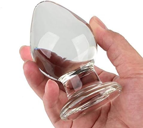 Large Glass Butt Plug Crystal Anal Plug Sex Toys Pleasure Bomb Plug Personal Sex Massager For Couple