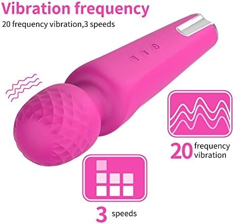 Xingnuo Personal Massager For Women,Female G-Spot Vibrator,Clitoral Vibrators Adult Sex Toys Dildo -20 Patterns & 5 Speeds, Suitable Female And Couples-Purple - Image 2