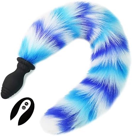 Fox Tail, Butt Plug With Smooth Long Fox Tail Anal Sex Toys Role Play Flirting Animal Tail/Anal Plug Fox Tail Sex Toys For Women/Cosplay Play-Mix Colors5