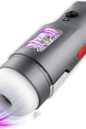 Sex Toy Automatic Male Masturbator - Momonii Adult Electric Male Masturbators Cup With 5 Thrusting & Rotating Sex Toy For Men, Hands Free Male Sex Toys Penis Stroker