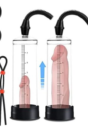 Live4Cool Electric Penis Pump Male Masturbator 4 Suction Intensities, Usb Rechargeable Electronic Automatic Vacuum Pump With Pocket Pussy Penis Rings For Stronger Bigger Erections Male Sex Toys