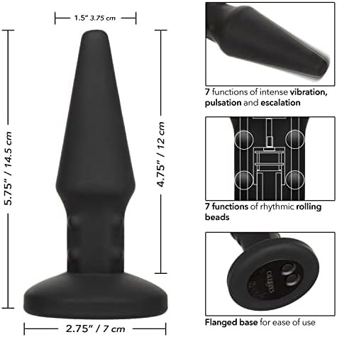 Calexotics Bionic Beaded Rimming Probe Anal Butt Plug Vibrator - Se-0850-15-3 - Image 2