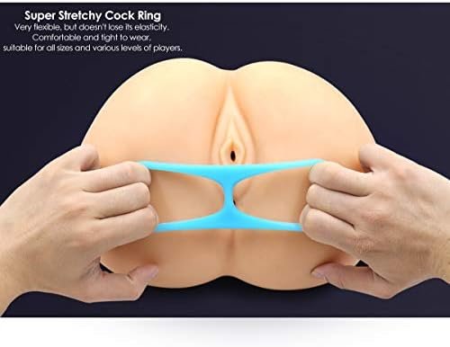 Premium Stretchy Silicone Penis Ring For Enhancing Erection, Smooth Soft Cock Ring Stimulate Dick Stronger Harder Longer Adult Sex Toys For Male And Couples Sexual Pleasure Stimulation (Black) - Image 3