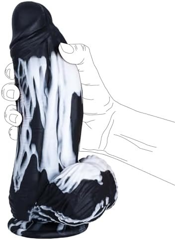 2.68'' Diameter Huge Thick Dildo, 10 Inch Monster Silicone Big Dildo With Strong Suction Cup For Hands-Free And Anal Play, G-Spot Dildo Dragon Huge Dildos Penis Anal Sex Toys For Women/Men/Couples