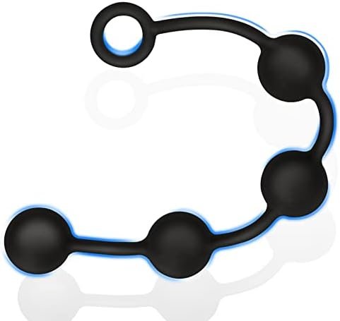 Silicone Anal Bead Butt Plug, Four Silicone Ball Anal Chains,15 Inches Long, Anal Sex Toy , Adult Sex Toys Suitable For Beginners And Advanced Users