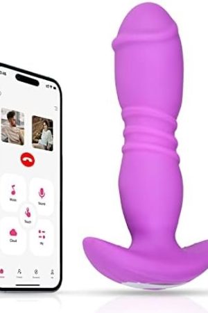Plug-In Vibrator, Adult Sex Toy Vibrator, Vibrator And Telescopic Massager, Male Sex Toys, Male And Female Sex Toys, Purple